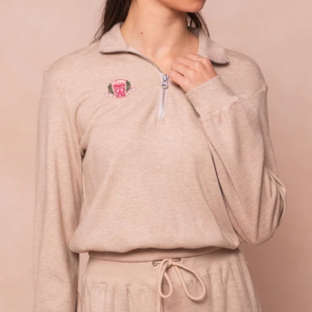 Ivy city half zip pullover sweatshirt